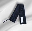 画像3: 定規入れ【５．５×３５ｃｍ】紺　イニシャルM (3)