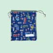 画像1: sale コップ袋　給食袋【17×20】働く車 (1)