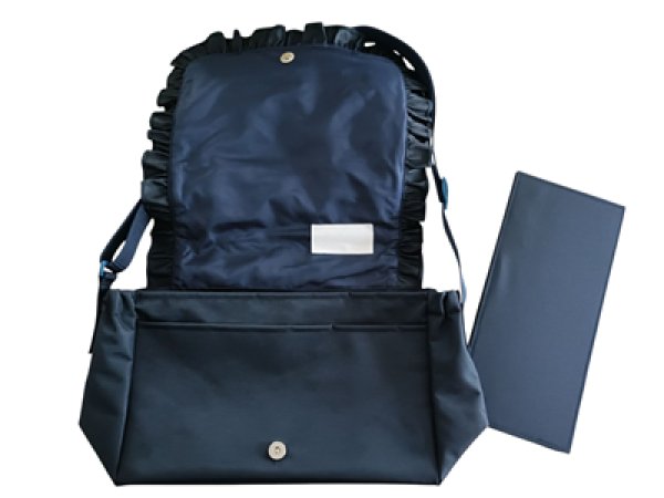 画像5: お弁当鞄セット【紺】ピンクリボン 【九段白百合小学校仕様】 (5)