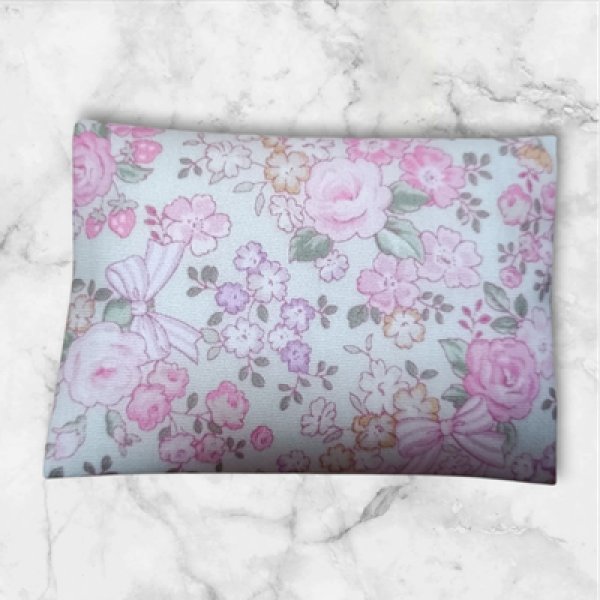 画像2: MM  ミニミニティッシュケース【ラミネート】お花リボン (2)