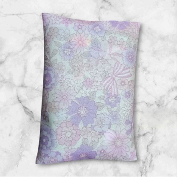 画像2: M ミニティッシュケース【ラミネート】お花リボン (2)