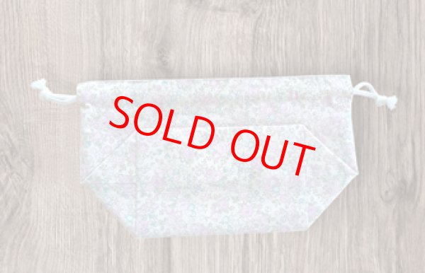 画像7: 封筒型＆巾着型　お弁当６点セット【お花りぼん】白百合幼稚園仕様 (7)