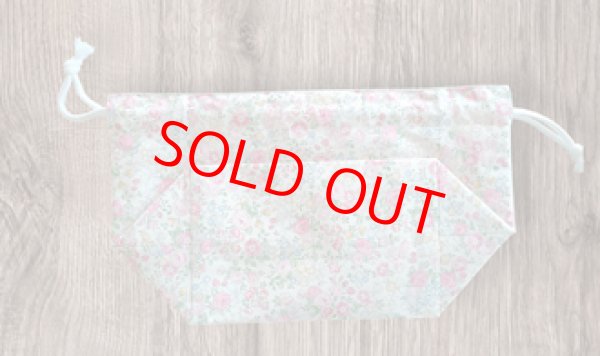 画像3: 封筒型＆巾着型　お弁当６点セット【お花りぼん】白百合幼稚園仕様 (3)