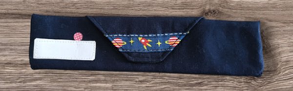 画像1: sale♪カトラリーケース【宇宙】 21×5cm (1)