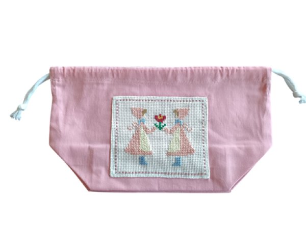 画像6: Sale♪　巾着型　お弁当3点セット (6)