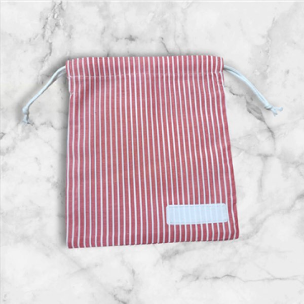 画像2: sale♪　コップ袋　給食袋【17×20】ストライプ (2)