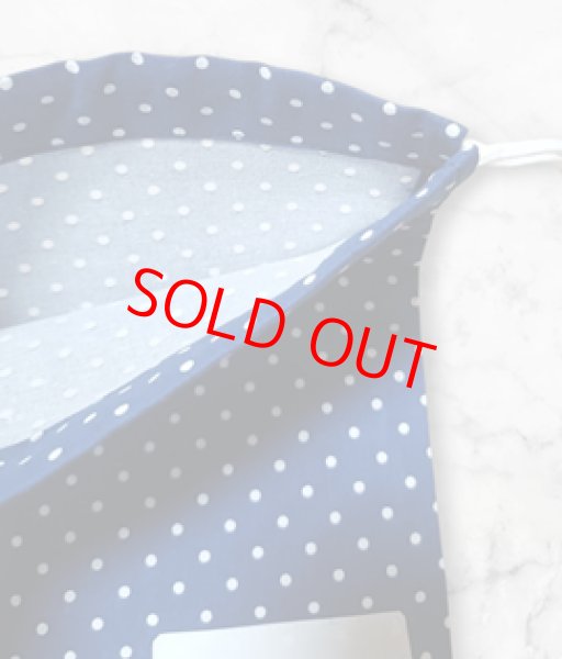 画像3: sale♪　コップ袋　給食袋【17×20】暁星　水玉 (3)