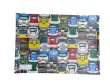 画像1: ラミネートランチマット【23×35】電車 (1)