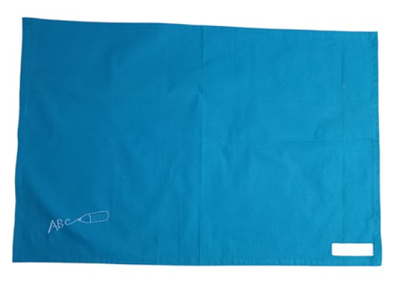 画像2: SALE♪ お給食マット【グリーン】40×60ｃｍ　 (2)