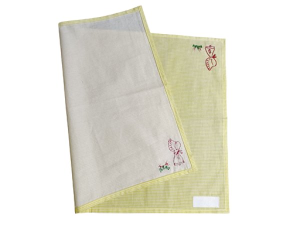 画像3: SALE♪ お給食マット【チェック】40×60ｃｍ　 (3)