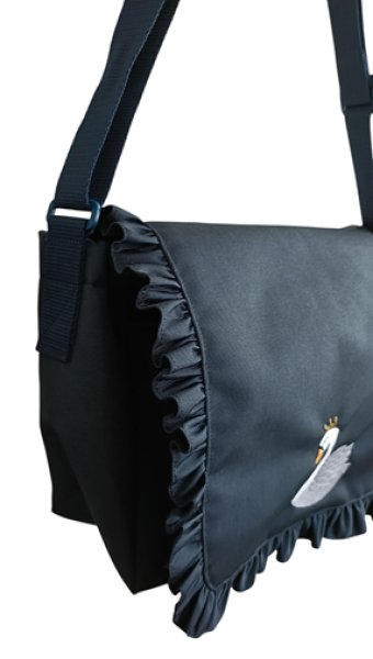 画像4: スクールショルダー【紺】スワン (4)