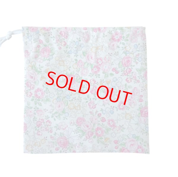 画像3: 巾着　コップ袋【お花リボン】１５×１５ｃｍ (3)