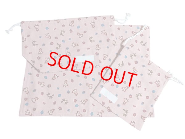 画像1: Sale♪　巾着型　お弁当3点セット (1)