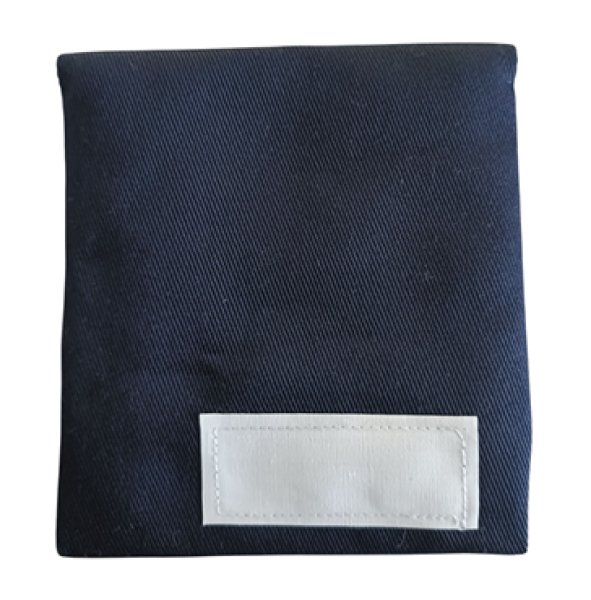 画像3: おめだい　ロザリオケース【９×9.5】紺　イニシャルR (3)