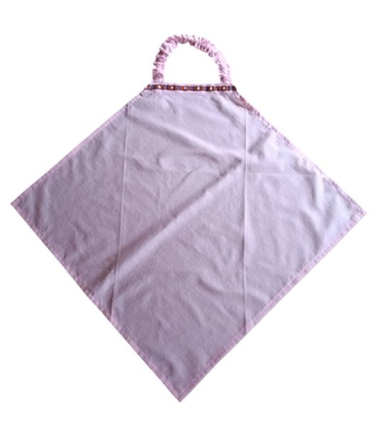 画像2: お弁当エプロン【チェック】５０cm (2)