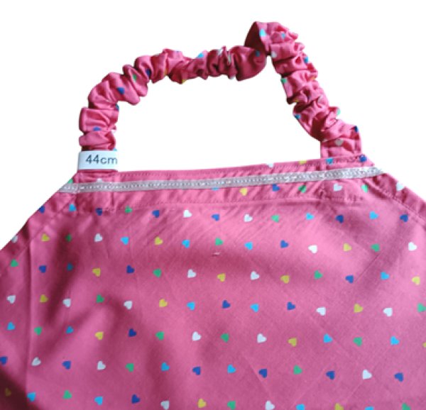画像1: SALE♪お弁当エプロン【ハート】44cm (1)