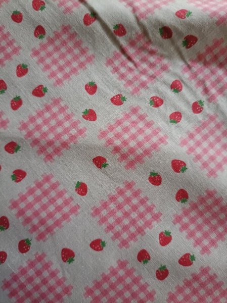 画像2: SALE♪お弁当エプロン【いちご】46cm (2)