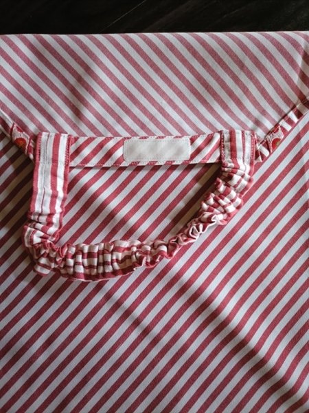 画像3: お弁当エプロン【チェック】５０cm (3)