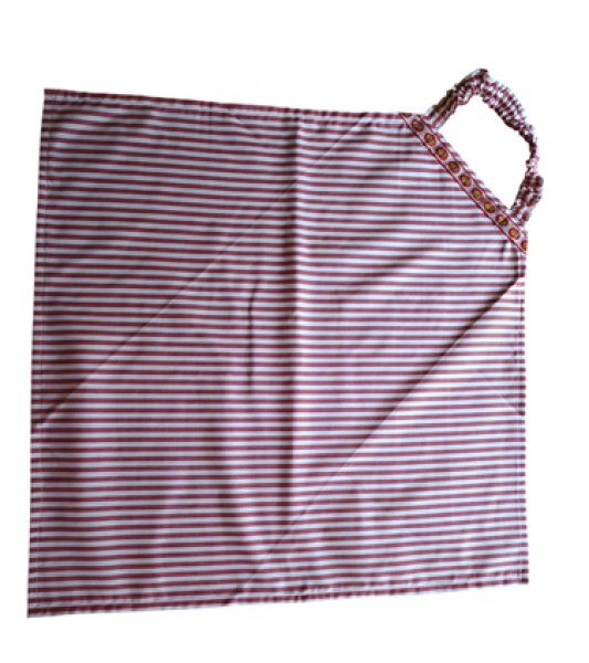 画像2: お弁当エプロン【チェック】５０cm (2)