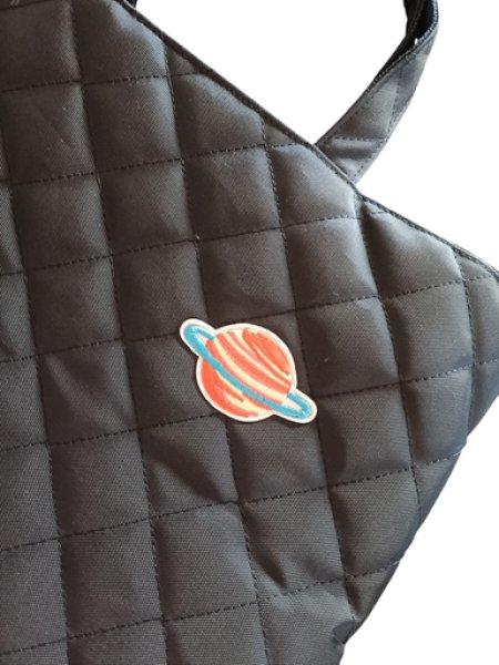 画像3: 絵本袋　ナイロンキルティング【２７×３８】宇宙 (3)