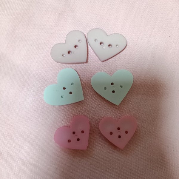 画像2: 2025 年　スリッパ用キット 【ボタン】　 白百合小学校 (2)