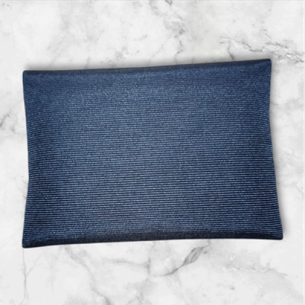 画像2: ミニミニティッシュケース【紺グログラン】ぞう (2)