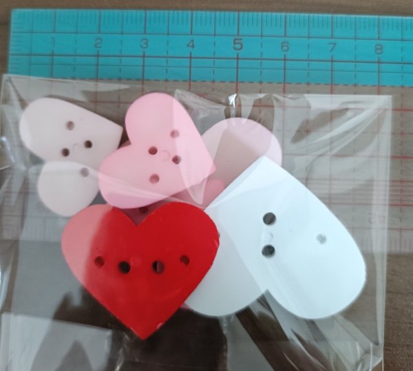 画像2: 2025 年　スリッパ用キット 【ボタン】　 白百合小学校 (2)