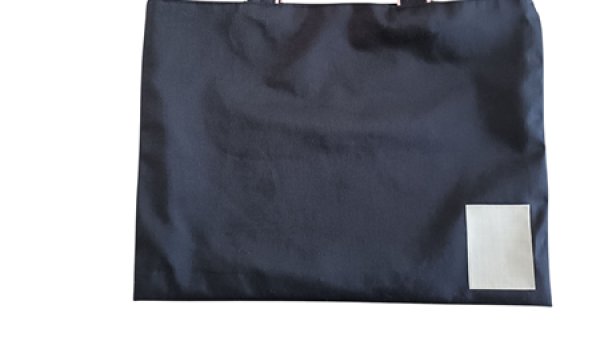 画像4: 移動袋【３０×４０】イニシャル　M　九段白百合仕様 (4)