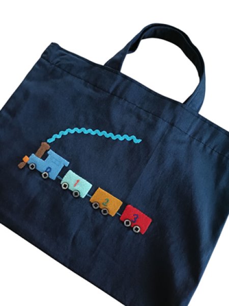 画像2: SALE　レッスンバック【３０×４０】汽車 (2)