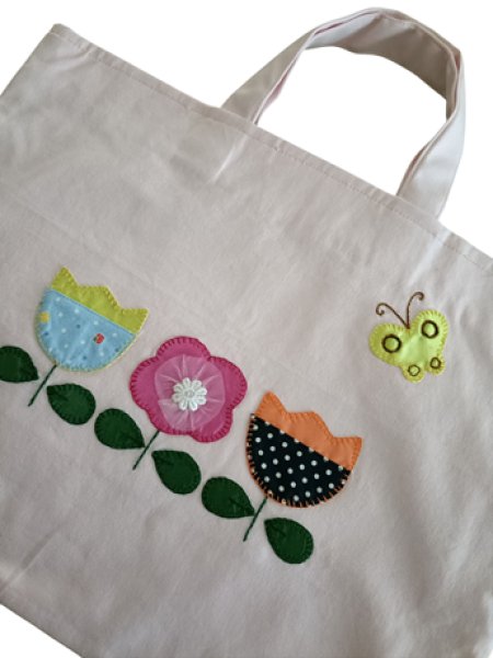 画像2: SALE　レッスンバック【３０×４０】お花 (2)