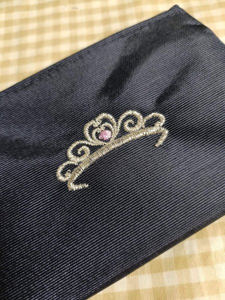 画像2: コインケース【紺】バレエ　ティアラ (2)