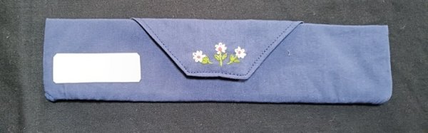 画像1: カトラリーケース【紺】 21×5cm (1)
