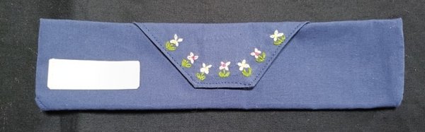 画像1: カトラリーケース【紺】 21×5cm (1)