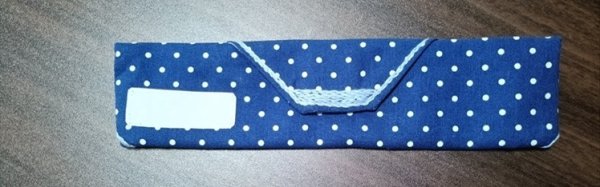 画像1: sale♪カトラリーケース【水玉】 21×5cm (1)