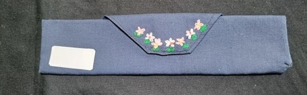 画像1: カトラリーケース【紺】 21×5cm (1)