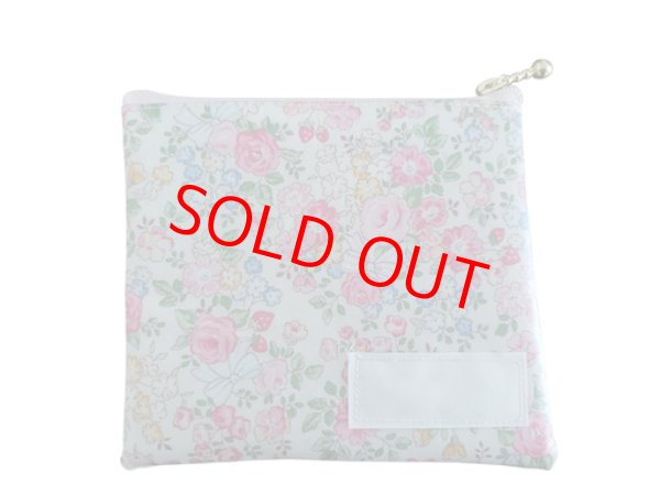 画像1: おしぼり入れ【お花リボン】 (1)