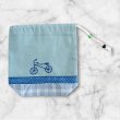 画像1: sale♪　コップ袋　給食袋　自転車 (1)