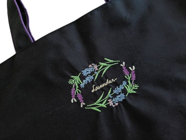 画像2: 移動袋【３０×４０】ラベンダー　九段白百合仕様 (2)