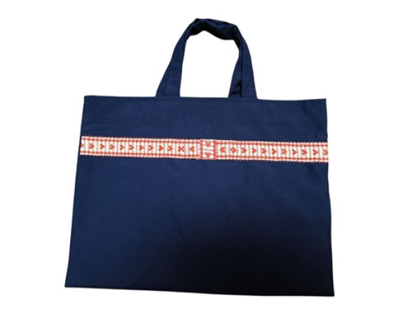画像1: SALE♪　移動袋　レッスンバック【３０×４０】リボン (1)