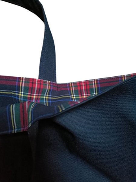 画像4: 移動袋【３０×４０】クロスステッチ　さくらんぼ　九段白百合仕様 (4)