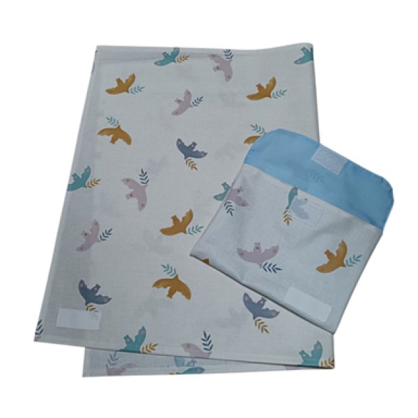 画像2: 図工マット&ケース 【40×60】ことり (2)