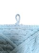 画像2: 手編みマフラー80【水色】メリノウール ベビー (2)