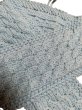 画像2: 手編みマフラー80【水色】メリノウール ベビー (2)