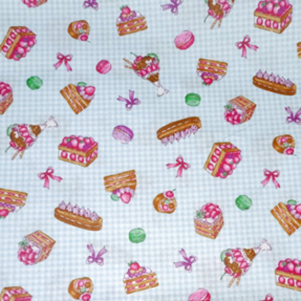 画像2: 図工マット&ケース 【40×60】スイーツ (2)