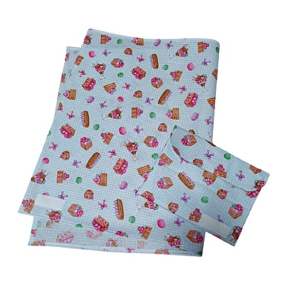 画像1: 図工マット&ケース 【40×60】スイーツ (1)