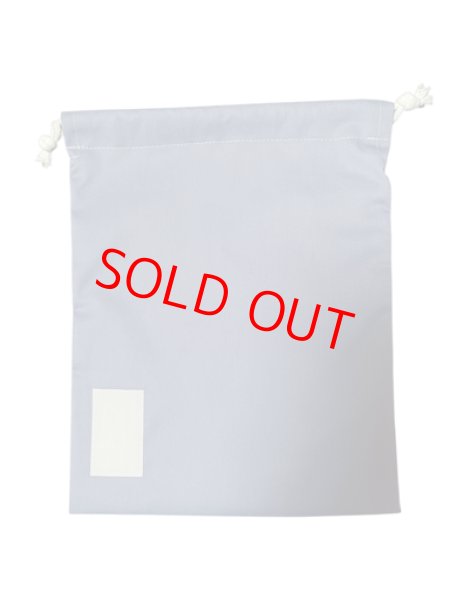 画像3: 靴袋【22×28】水色　イニシャルA (3)