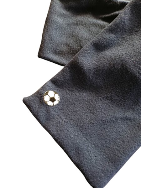 画像3: フリースマフラー【紺】サッカー (3)