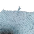 画像4: 手編みマフラー80【水色】メリノウール ベビー (4)