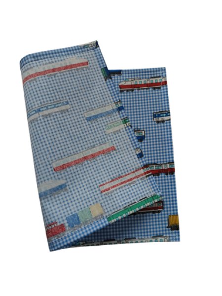 画像2: ラミネートランチマット【25×35】電車 (2)