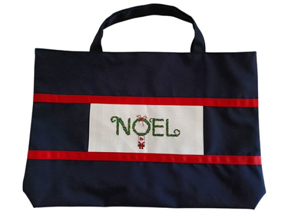 画像1: お道具袋【３０×４０×５】クリスマス　湘南白百合仕様 (1)